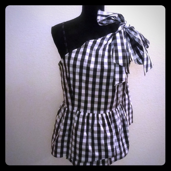 Who What Wear Tops - Checkered blouse